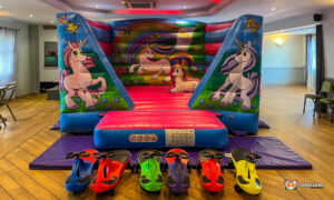 Badsey Community & Sports Club  Unicorn bouncer with plasma cars