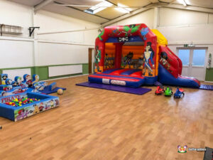 Belbroughton Recreation Centre with BBC Inflatables bouncy castle 