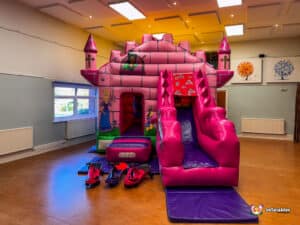 Bishampton Village Hall BBC Inflatables Fairytale Bounce and Slide