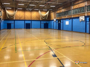 Bridgnorth Endowed Leisure Centre Full view of the hall