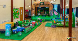 Great Witley Village Hall with BBC Inflatables Farm