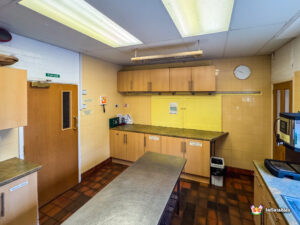 Hanley Swan Village Hall Kitchen workspace