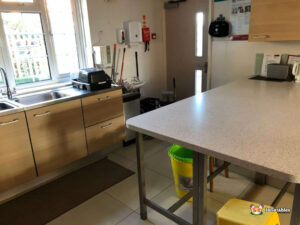 Harvington Village Hall Kitchen worktop