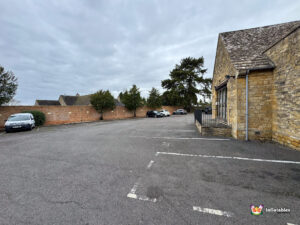 parking spaces at Lifford Memorial Hall.