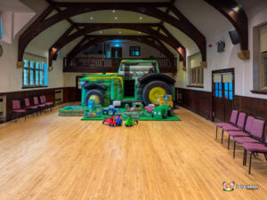 bouncy castle tractor