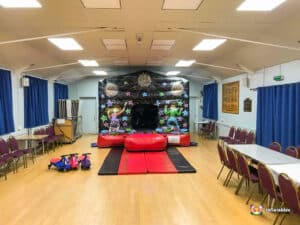 Bbc Inflatables Night Bouncer in Littleton Village Hall