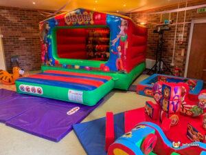 BBC Inflatables Circus Box & Circus Soft Play at Madresfield Working Mens Club Main Hall