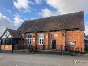 Ombersley Village Hall Full View of hall entrance.