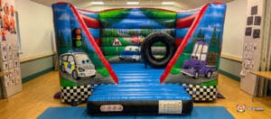 BBC Inflatables Cars Castle at St Barnabas Church Hall