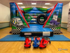 BBC Inflatables Auto Bouncer & Plasma Cars at St Barnabas Church Hall