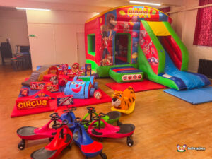 BBC Inflatables Circus B&S Soft Play Package at St Marks Church Hall