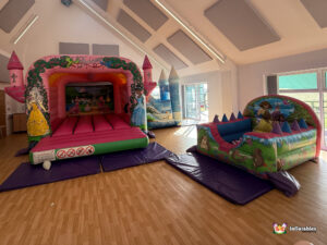 Whittington Village Hall Princess bounce and Slide with Princess Air Juggler