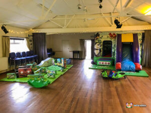 Clows Top Victory Hall BBC Inflatables hire