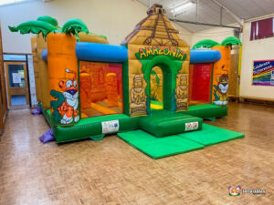 BBC Inflatables Amazonian Play and Plasma Centre at St Barnabas School Hall