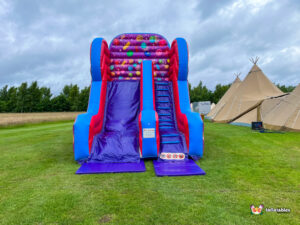 BBC Inflatables 10ft Slide at Alcott weddings